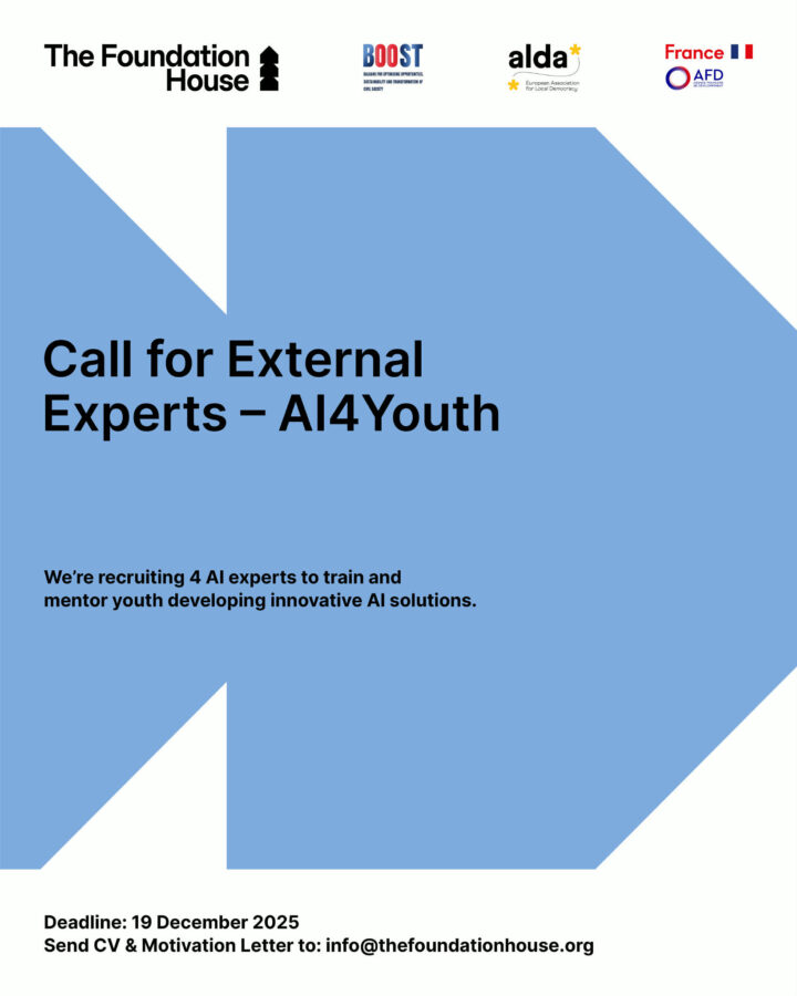 Call for External Experts – AI4Youth