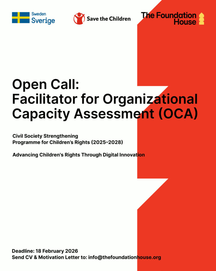 Open Call: Facilitator for Organizational Capacity Assesment (OCA)