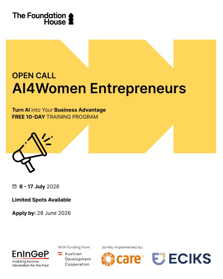 The Foundation House Presents: AI4WomenEntrepreneurs
